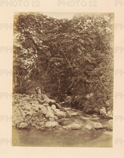 View of Elisha's Fountain in Jericho, photograph, page, photographer: Horatio Herbert Kitchener,