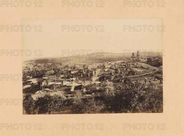 View of Al-Eizariya or Bethany, photograph, page, annotation: 'Bethany', photographer: Francis