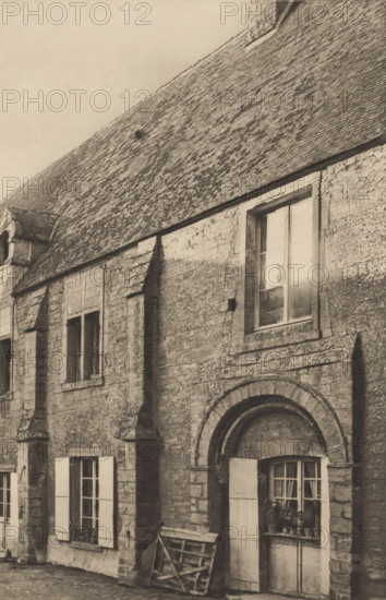 View of the priory in Saint-Gabriel-Brécy, Normandy, Prieuré de Saint-Gabriel, page,