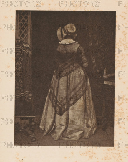 Portrait of Mary Hamilton Ruthven, page, photomechanical print, photographer: David Octavius Hill,