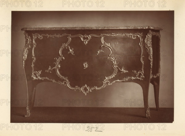 Chest of drawers in the style of Louis XV, from the collection of Christopher Beckett Denison,