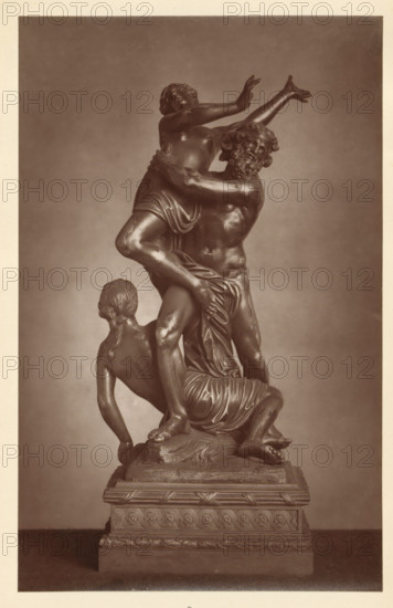 Bronze statue of the robbery of Proserpina, from the collection of Christopher Beckett Denison,