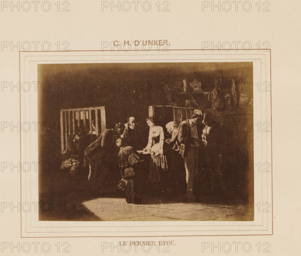 Photo reproduction of Le dernier byou by Carl Henrik D'Unker, Le dernier byou, photograph,