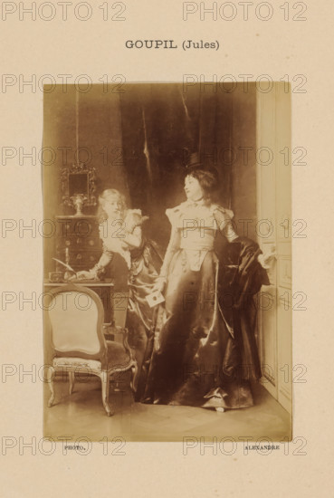 Goupil (Jules), Photo reproduction of La Lettre by Jules Adolphe Goupil, photograph, reproduction,