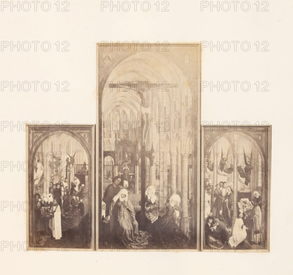 Photo reproduction of The Seven Sacraments by Rogier van der Weyden, photograph, reproduction,