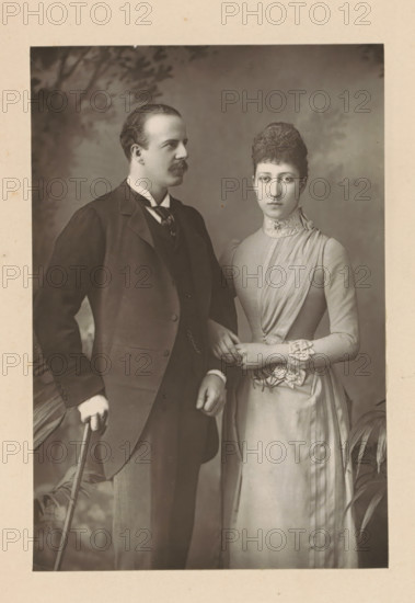 The Duke and Duchess of Fife, Portrait of Alexander Duff and his wife Louise Victoria Alexandra