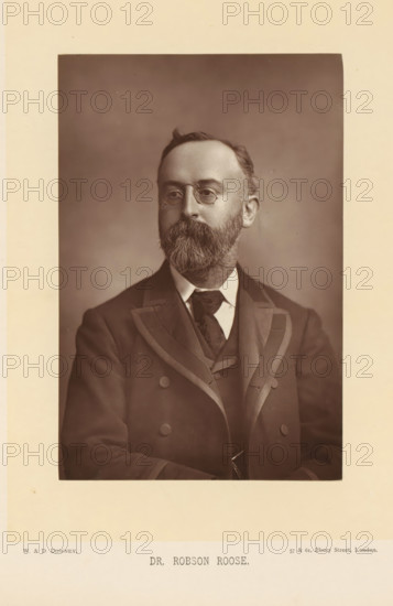 Dr. Robson Roose, Portrait of Edward Charles Robson Roose, page, photomechanical print,