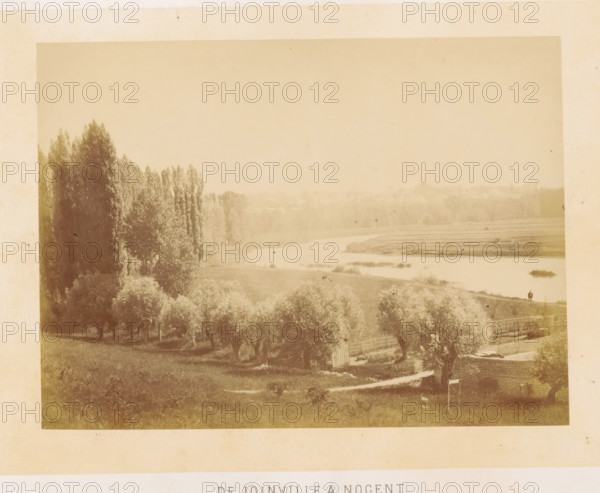The Joinville a Nogent, View of the Marne near Joinville, photograph, page, photographer: Ildefonse