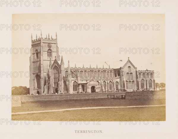 Terrington, photograph, page, photographer: Edward Johnson, Terrington Saint Clement, c. 1858 - in