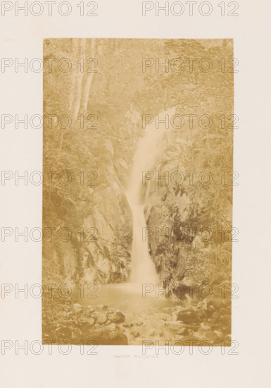 Barrow Waterfall, View of a waterfall in the Lake District, photograph, page, photographer: RJ