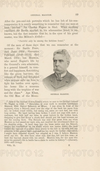 General Marston, page, photomechanical print, cliché maker: Lemercier & Cie., Paris, c. 1883 - in