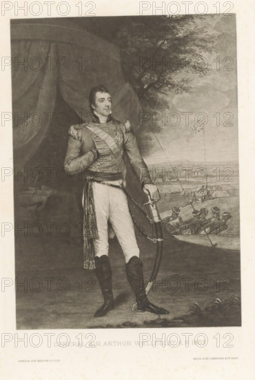 General Sir Arthur Wellesley, KP 1803, reproduction, page, photomechanical print, cliché maker: