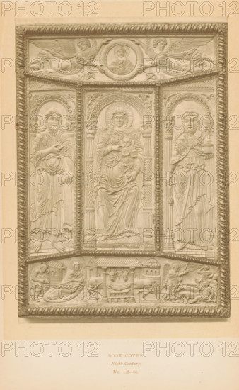 Book cover, page, photomechanical print, number: 'No. 138-66.', inscription: 'Ninth Century.',