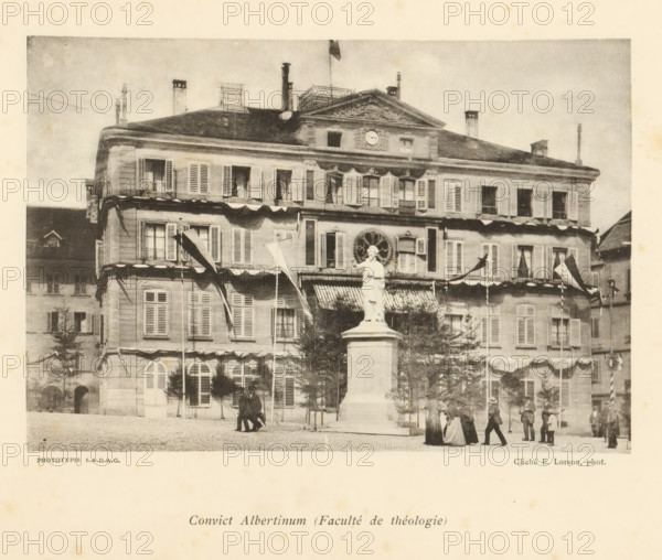 Convict Albertinum (Faculté de théologie), View of the Albertinum on the Square des Places in