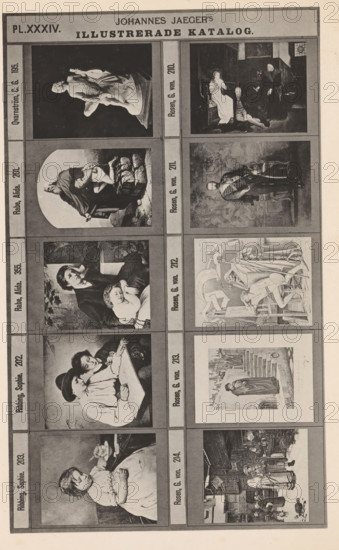 Photo reproduction of ten sculptures, paintings, prints, and photographs, Johannes Jaeger's