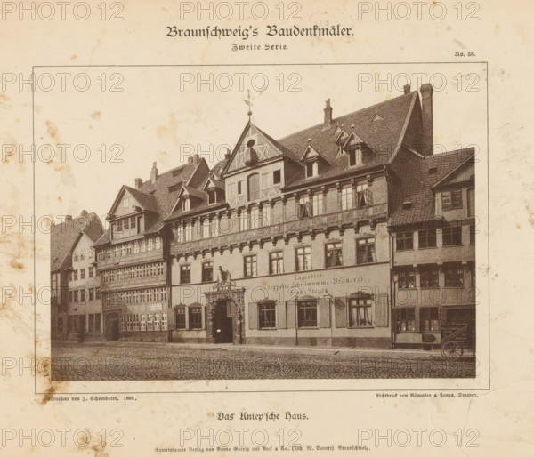 Das Kniep'sche Haus, Exterior of a brewery in Braunschweig, Braunschweig's Baudenkmäler, page,