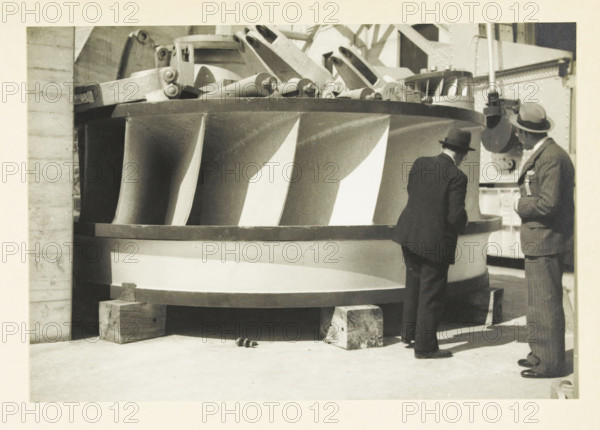 Ariel Dam, Washington state, United States: rotor of the Francis turbine, Rotor of the Francis