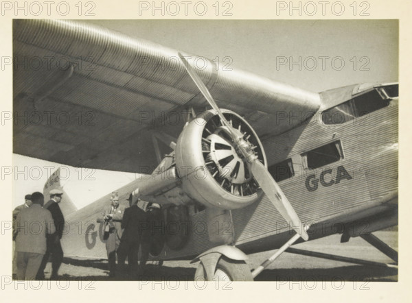 Our plane for the flight over the Grand Canyon, Aircraft before departure for a flight over the