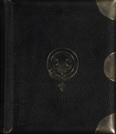 Photo album (empty), photograph album, slip-in album, Photo album with forty pages, each with a