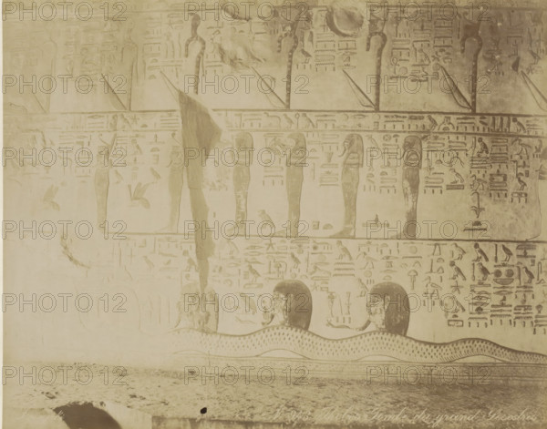 Tomb of Seti I (KV17) in the Valley of the Kings, Thebes (Luxor), Burial chamber of pharaoh