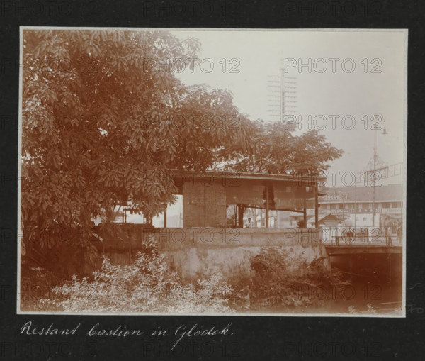 Remnant of a bastion in Glodok., Remnants of a bastion in the Chinese quarter of Glodok in Batavia,