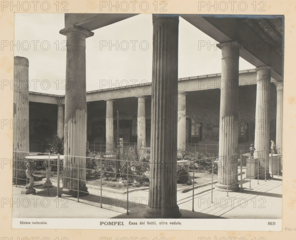 Pompeii. Casa dei Vetii, altra veduta, House of the Fat Ones in Pompeii, photograph, Part of Photo