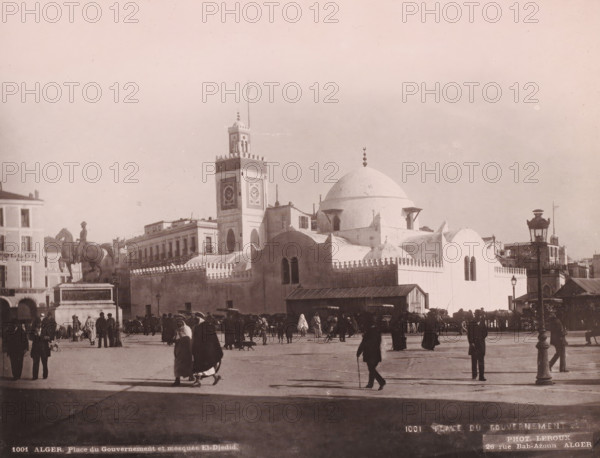 Alger, Place du Gouvernement et mosquée El-Djedid, Djama?a el Djedid mosque in Algiers,