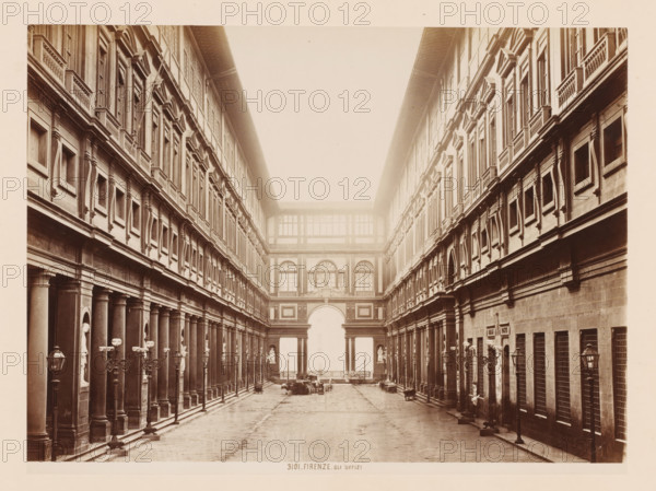 Gli Uffizi, Uffizi Gallery in Florence, Italy, Firenze, photograph, number: '3101.', address: