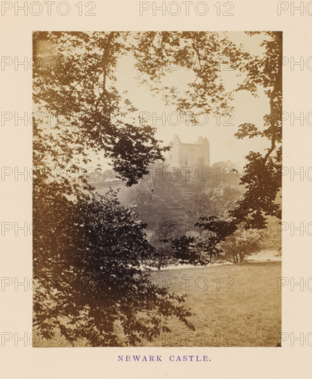 View of Newark Castle, Newark Castle, photograph, page, photographer: William Russell Sedgfield,