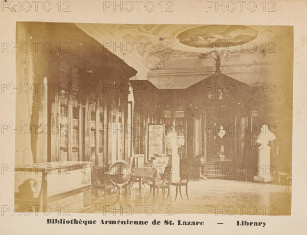 Monastery Library of San Lazzaro degli Armeni, Venice, Bibliothèque Arménienne de St. Lazare,