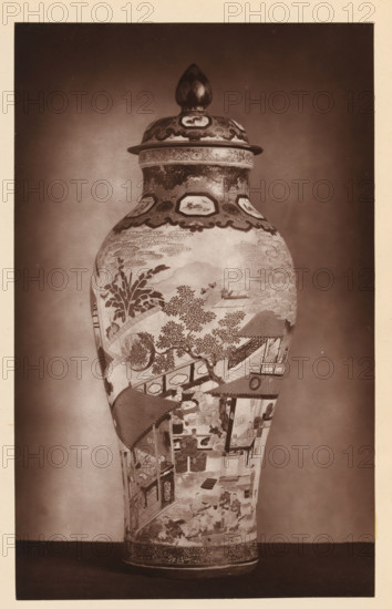 Chinese painted vase, from the collection of Christopher Beckett Denison, page, photomechanical