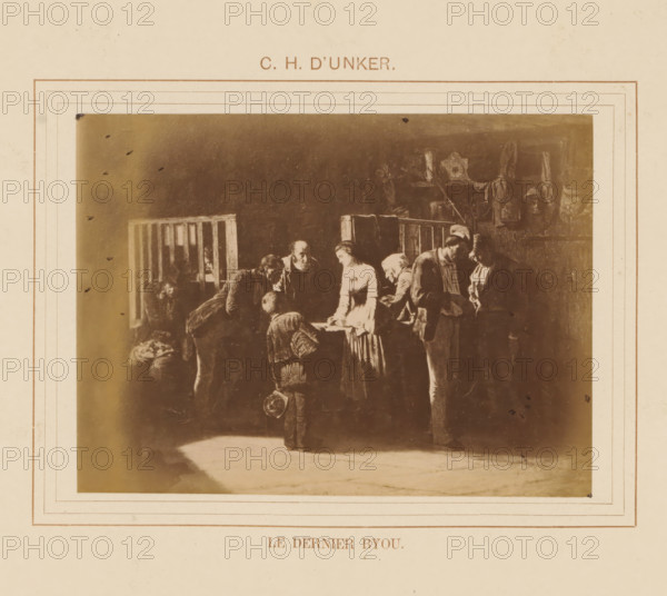 Le dernier byou, Photo reproduction of Le dernier byou by Carl Henrik D'Unker, photograph,