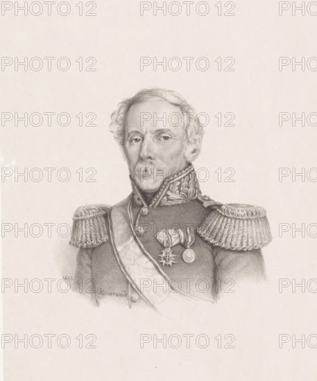 Portrait of unknown soldier, print, Possibly Arbin., inscription: '4a, 10-9-'75', printmaker: