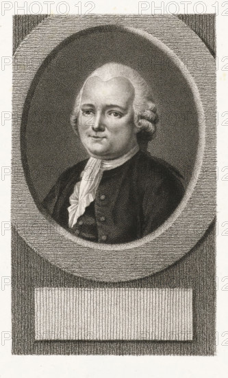 Portrait of Guy-Jean-Baptiste Target, print, printmaker: Lambertus Antonius Claessens, Amsterdam, c