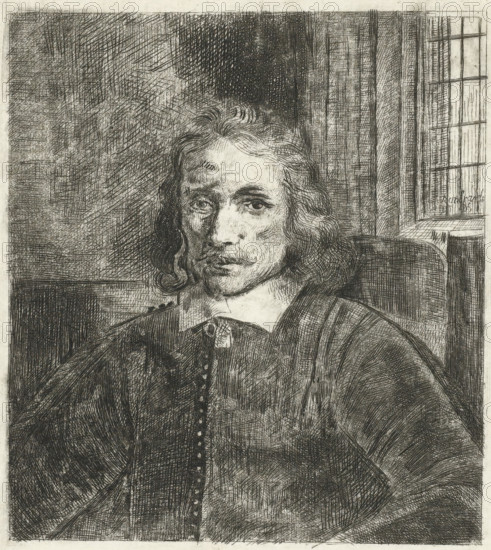 Pieter Haaringh ('Young Haaringh'), print, printmaker, after print by, Rembrandt van Rijn, paper,