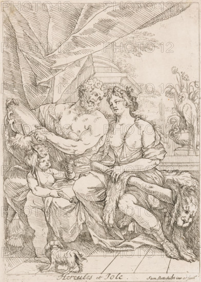 Hercules and Joole, Opera Varia Historica, Poetica & Iconologica, Various designs, print,