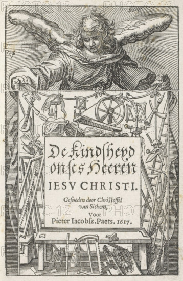 The Childhood of Our Lord Jesus Christ, Youth of Christ, print, title page, Series number, 1, 13,