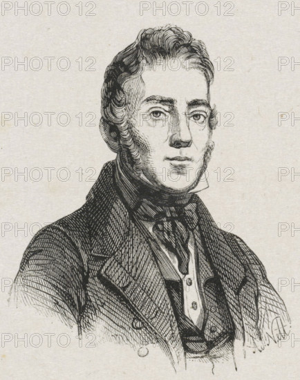 Portrait of George Pieter Westenberg, print, Portrait of the painter George Pieter Westenberg.,