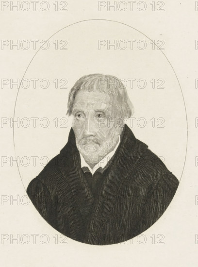 Male bust in oval, print, printmaker: Henricus Wilhelmus Couwenberg, Amsterdam, 1829 - 1845, paper,