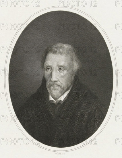 Man bust in oval, print, printmaker: Henricus Wilhelmus Couwenberg, Amsterdam, 1829 - 1845, paper,