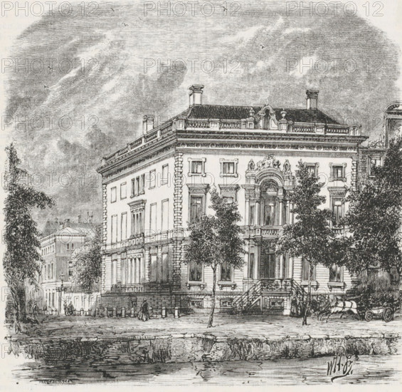 House of Mr. Fuld, House of banker Elias Fuld on the corner of the Keizersgracht and the Molenpad