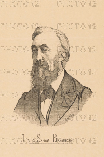 Portrait of Julius van de Sande Bakhuyzen, Artists Gallery (original series title on object),