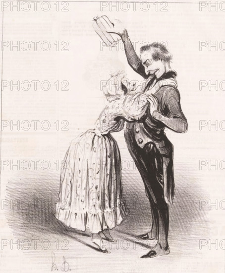 Les petits présens entrétiennent l'amitié, Woman embraces man because of gift, Proverbs and