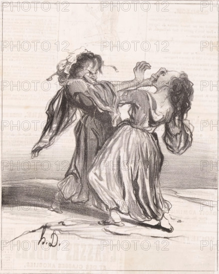 A bon chat bon rat, Two fighting women, Proverbs and sayings, Proverbs and maxims, cartoon, Series