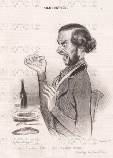 Holà, hey! Madame l'hôtesse, Man finds her in his soup, Small pleasures and displeasures,