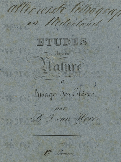 Cover for études d'après nature a l'usage des elèves, Etudes d'après nature a l'usage des elèves,