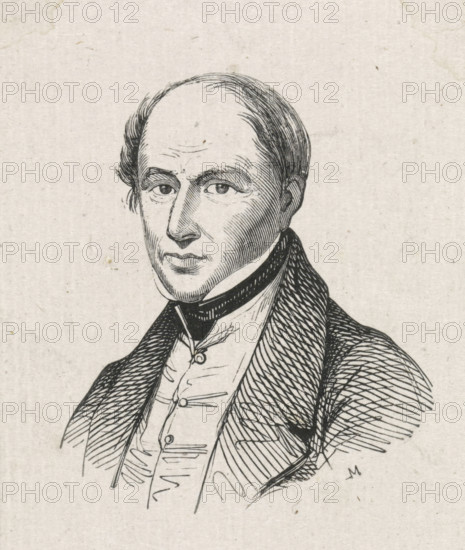 Portrait of Albertus Brondgeest, print, printmaker: Monogrammist M (Germany), after drawing by