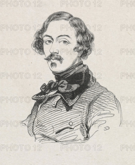 Portrait of Ludovicus Antonius Carolus, print, printmaker: Monogrammist D, after drawing by