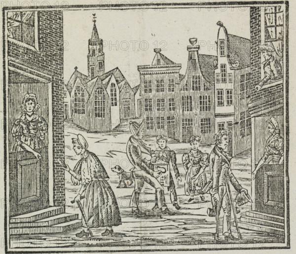New Year's greeting from the Amsterdam wake-up callers for the year 1849, New Year's greeting, to