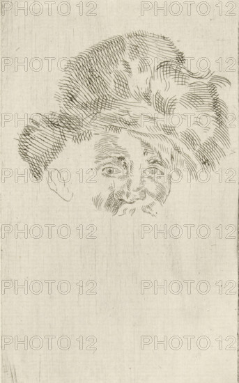 Study sheet with headline, print, printmaker: Jac. Franc. Gaal, Netherlands, c. 1750 - c. 1799,